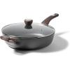 SENSARTE Frying Pan Bakelite Handle Accessories Repalcement Compatible(Black helper handle)