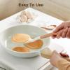SENSARTE Kitchen Utensils 2-Piece, Silicone Cooking Utensils, Silicone Spatula and Ladle with Wooden Handle, Taupe(White)