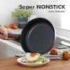 SENSARTE Pots and Pans Set Nonstick Cookware Set Kitchen Cooking Set Non-stick, Dishwasher & Oven Safe, Induction Compatible, Free of Intentionally Added PFOA/PFOS, 13pcs, Black(Night Black)