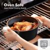 SENSARTE Pots and Pans Set Nonstick Cookware Set Kitchen Cooking Set Non-stick, Dishwasher & Oven Safe, Induction Compatible, Free of Intentionally Added PFOA/PFOS, 13pcs, Black(Night Black)