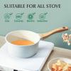 SENSARTE Sauce Pan Bakelite Handle Replacement Only Compatible with 2.6 QT Saucepan with lid White