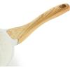 SENSARTE Frying Pan Bakelite Handle Accessories Repalcement Compatible White Ceramic Collection Pots and Pans(Natural)