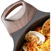 SENSARTE Frying Pan Bakelite Handle Accessories Repalcement Compatible(Black helper handle)