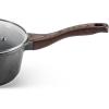 SENSARTE Sauce Pan Bakelite Handle Replacement Only Compatible with 2.6 QT Saucepan with lid Gray