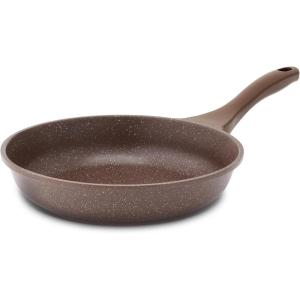 SENSARTE Nonstick Frying Pan Skillet, Granite Coating Omelette Pan, Healthy Stone Cookware Chef’s Pan PFOA Free, Toffee Brown (8 Inch)