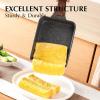 SENSARTE Japanese Omelette Pan, Tamagoyaki Egg Pan, Nonstick Frying Pan with Spatula, Healthy Granite Cookware, PFOS & PFOA Free, 6″ x 7″ (Grey)(Granite Gray)