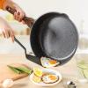 SENSARTE Frying Pan Bakelite Handle Repalcement Only Compatible Classic Granite Series Frying Pans 9.5/10/11/12.5-Inch and Saute Pans(Dark Brown)