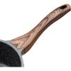 SENSARTE Frying Pan Bakelite Handle Repalcement Only Compatible Classic Granite Series Frying Pans 9.5/10/11/12.5-Inch and Saute Pans(Dark Brown)