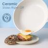 SENSARTE Nonstick Ceramic Frying Pan Skillet, 9.5 Inch Omelet Pan, Healthy Non Toxic Chef Pan, Induction Compatible Egg Pan with Heat Resistant Handle, PFAS-Free(Glacer Blue)