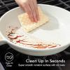 SENSARTE Nonstick Ceramic Frying Pan Skillet, 9.5 Inch Omelet Pan, Healthy Non Toxic Chef Pan, Induction Compatible Egg Pan with Heat Resistant Handle, PFAS-Free(White)