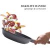SENSARTE Nonstick Ceramic Frying Pan Skillet, 9.5 Inch Omelet Pan, Healthy Non Toxic Chef Pan, Induction Compatible Egg Pan with Heat Resistant Handle, PFAS-Free(Gray)